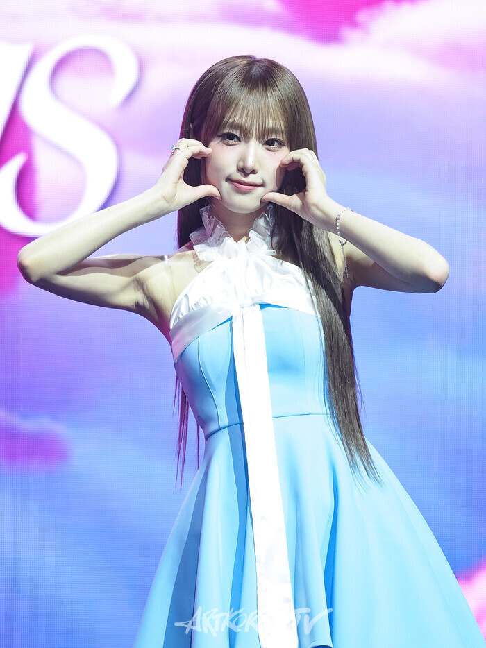 최예나 네 번째 미니 앨범 '블루밍 윙스'(Blooming Wings) 발매 기념 쇼케이스. 2025.07.29 사진 ⓒ아트코리아방송 이용선 기자​