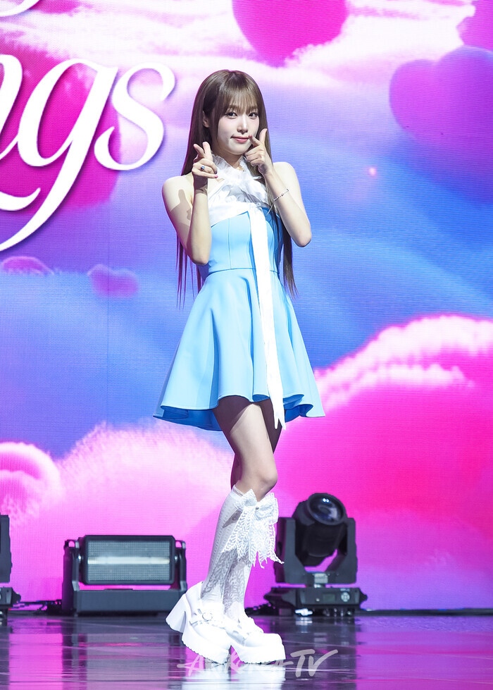 최예나 네 번째 미니 앨범 '블루밍 윙스'(Blooming Wings) 발매 기념 쇼케이스. 2025.07.29 사진 ⓒ아트코리아방송 이용선 기자​