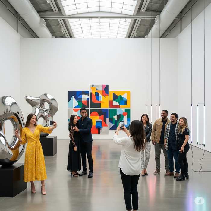 미술관의 방문목적이 바뀌고 있다.