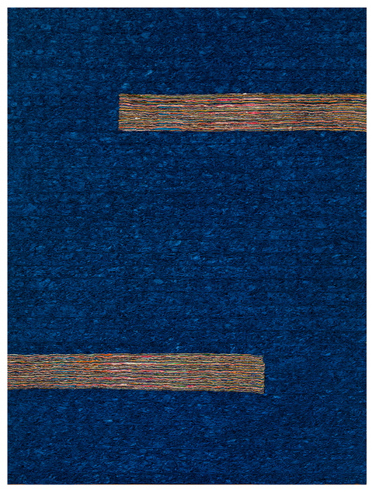 '시간이 권기자에게 선물한 최고의 훈장, 물감덩어리' -사진제공 김종근 미술평론가