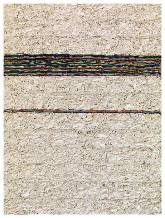 '시간이 권기자에게 선물한 최고의 훈장, 물감덩어리' -사진제공 김종근 미술평론가