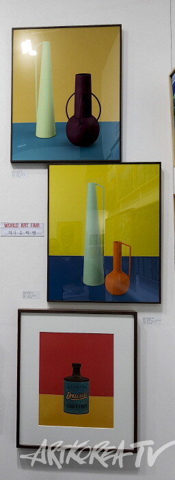 제15회 뱅크아트페어, 세계아트페어협회 유희영 작가 부스전-사진촬영 김한정 기자