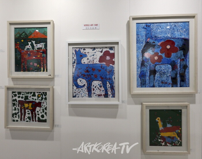 제15회 뱅크아트페어, 세계아트페어협회 이유연 작가 부스전-사진촬영 김한정 기자
