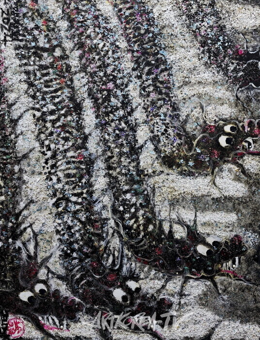 강정희 작가의 ‘뱅크아트페어’ 참가 작품-사진 김한정 기자