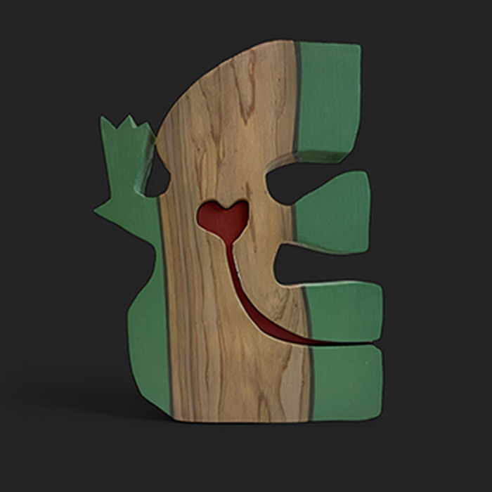 Cupid-Messenger, wood, acrylic, 31.5×5.5×40(h)cm, 2025-사진제공 장은선 갤러리