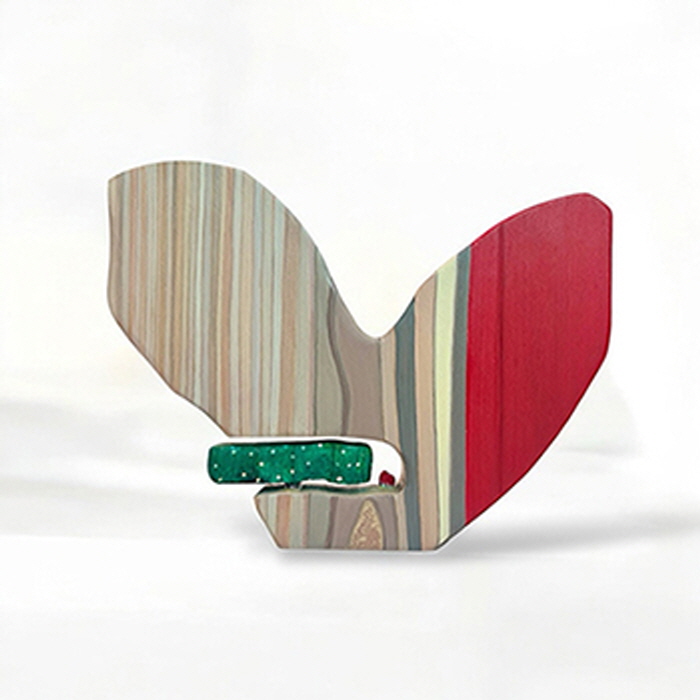  Seeding Love, wood, acrylic, 32×4×24(h)cm, 2025-사진제공 장은선 갤러리