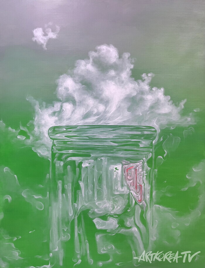 초록녁, oil on canvas, 112.1x145.5cm, 2025