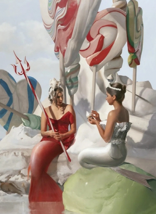 윌 코튼, Sisters (2024). 작가 및 Templon, 파리-브뤼셀-뉴욕 제공. 사진 © Charles Roussel