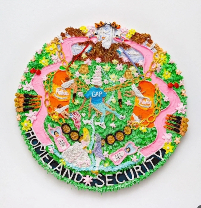 이베트 마요르가, '약속의 땅, Homeland Promised Land' (2019). 이미지 제공- Geary Contemporary.