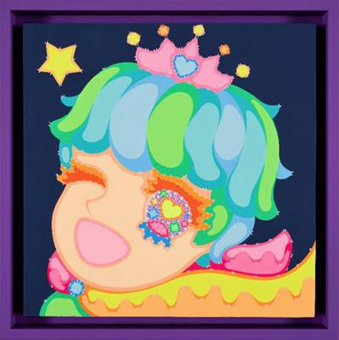 이사라, Wonderland, Acrylic on wood, 32 x 32cm, 2025-사진제공 그랜드 하얏트 서울 LL층 더 트리니티 갤러리