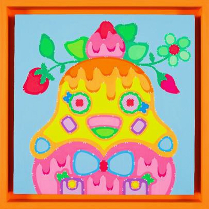 이사라, Wonderland, Acrylic on wood, 32 x 32cm, 2025-4-사진제공 그랜드 하얏트 서울 LL층 더 트리니티 갤러리