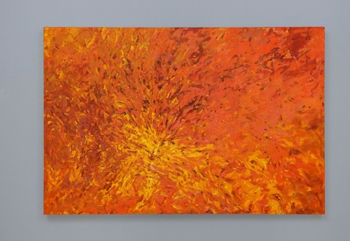 셀레네 카르디아-티 에프소, 논 티 에프소 , 2025. 캔버스에 유채. 100 x 150cm (39.4 x 59.1인치)-사진제공 셀레네 카르디아, 알폰소 아르티아코 갤러리