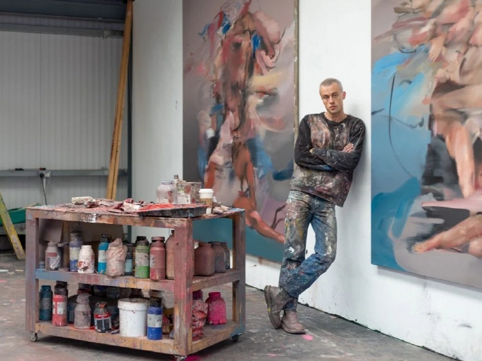 2024년의 조지 루이. 그는 하우저 앤 워스(Hauser & Wirth)가 대표하는 최연소 작가입니다. 사진-켐카 아조쿠, 작가 제공, 한나 배리 갤러리(Hannah Barry Gallery) 및 하우저 앤 워스(Hauser & Wirth), © 조지 루이.