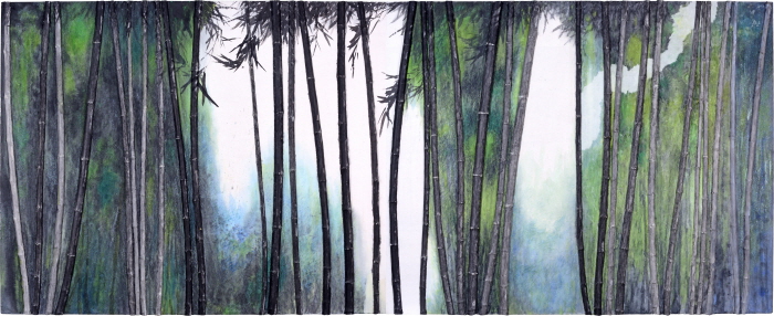 거침없는 붓질의 힘, 그 수묵과 담채의 언어- 정응균 -사진제공 김종근 미술평론가