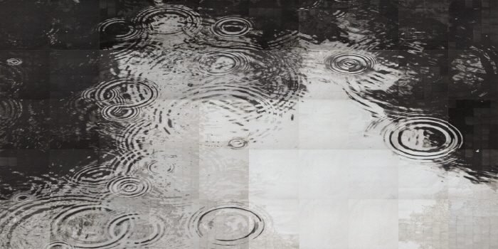 권세진_Rain Drop_한지에 먹, 300x600(cm)_2025-사진제공 예술의전당