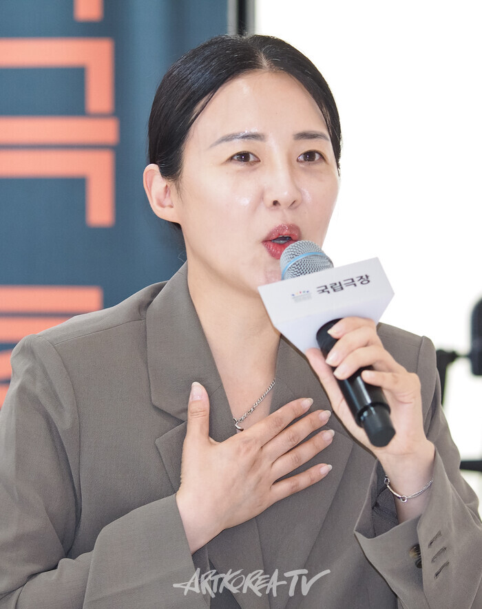 '창극 중심 세계 음악극 축제' 기자간담회(박인혜 연출) 2025.08.21 사진 ⓒ아트코리아방송 이용선 기자​