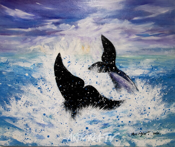 민경숙 Arii's Journey5. 72.7×60.6cm acrylic on canvas-사진촬영 김한정 기자