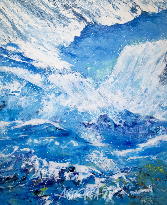 민경숙 Sing of Love6. 72.7×90.9cm acrylic on canvas-사진촬영 김한정 기자