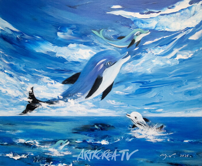 민경숙 Sing of Love12. 72.7×60.6cm acrylic on canvas-사진촬영 김한정 기자