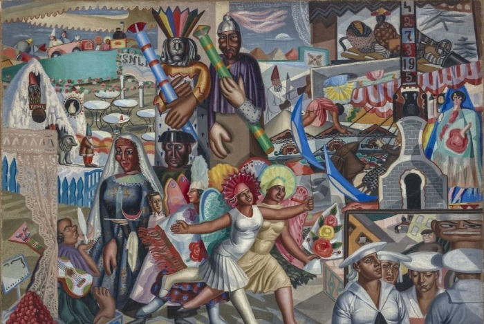 마루자 말로(Maruja Mallo), 라 베르베나(박람회), 1927년. 사진- © Maruja Mallo, VEGAP, Santander, 2024.