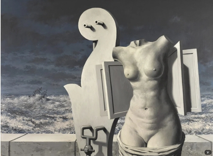 르네 마그리트, 라 동상 (1940~41). 예상 9~1200만 파운드. 소더비 제공.