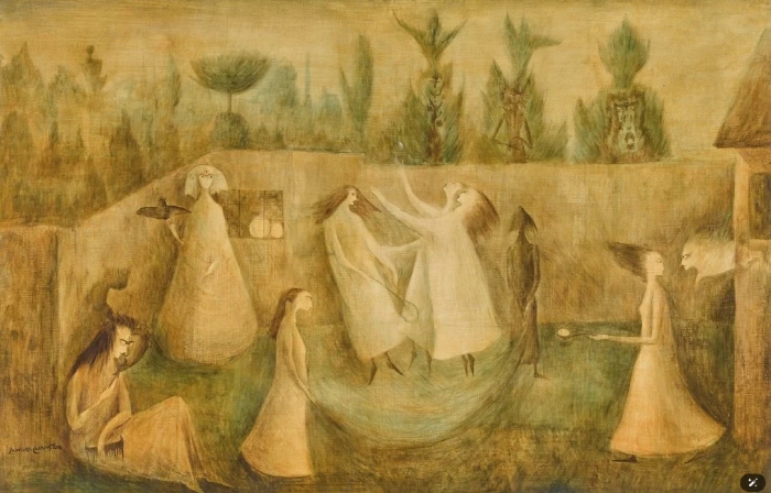 레오노라 캐링턴, 《천사의 시간》, 추정가 60만~80만 파운드. 소더비 경매 제공.