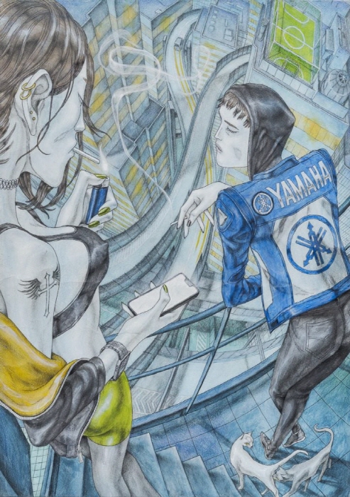 데이비드 라페노, 무제 (2023). 작가와 글래드스톤 갤러리 제공. 사진: 데이비드 레건. 저작권: 데이비드 라페노.