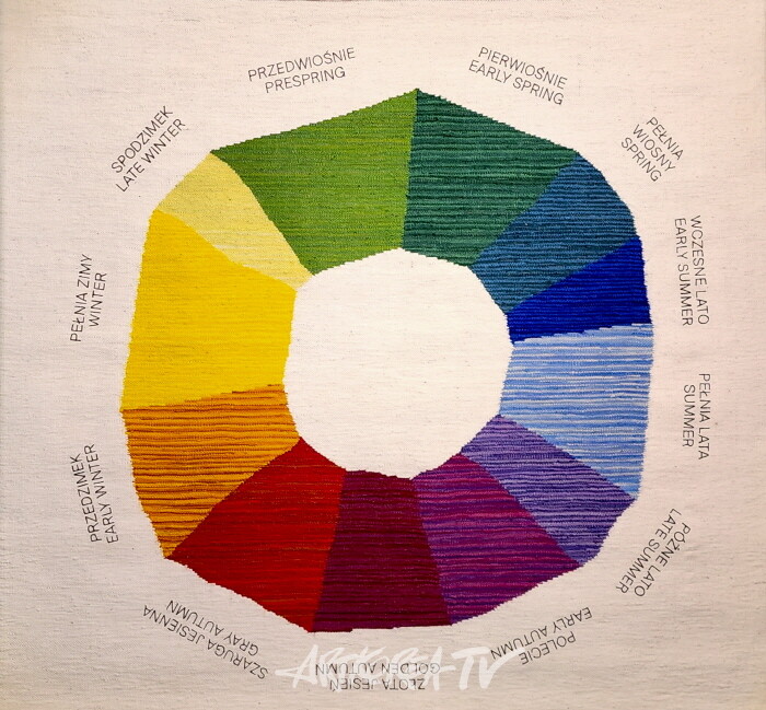 한국과 폴란드, 직물로 집을 짓다 전시작품-사진 김한정 기자
