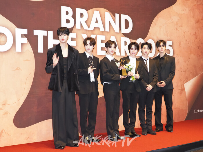 2025 올해의 브랜드 대상 포토월 행사(템페스트) 2025.08.28 사진 ⓒ아트코리아방송 이용선 기자​