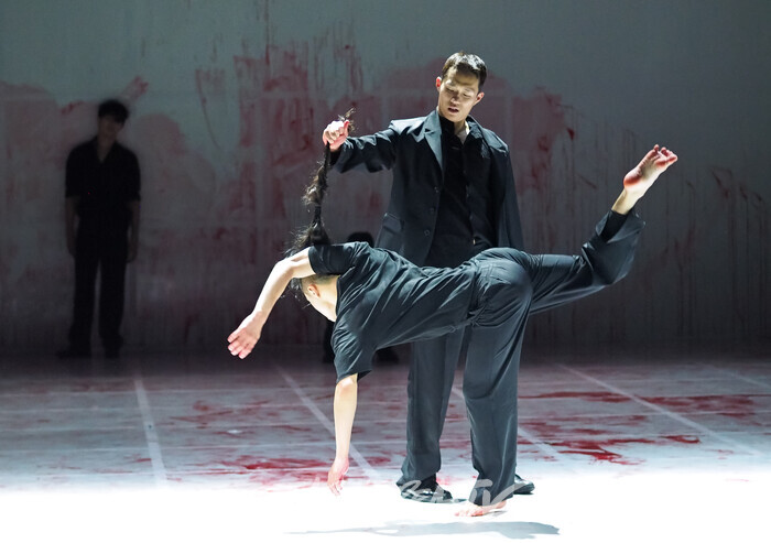 김성훈 on Sync Next 25 'pink' 프레스 시연. 2025.08.28 사진 ⓒ아트코리아방송 이용선 기자​