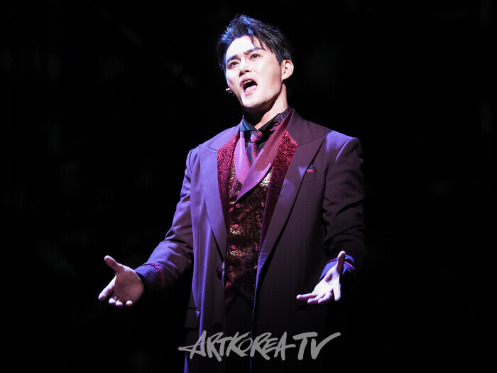 뮤지컬 '마리 퀴리' 프레스콜(루벤 뒤퐁 역의 강태을) 2025.08.07 사진 ⓒ아트코리아방송 이용선 기자​