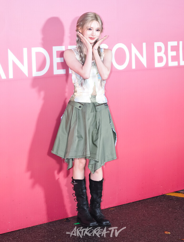 2026 S/S 서울패션위크 앤더슨벨 오프닝쇼 포토월 행사(아이브 가을) 2025.09.01 사진 ⓒ아트코리아방송 이용선 기자​