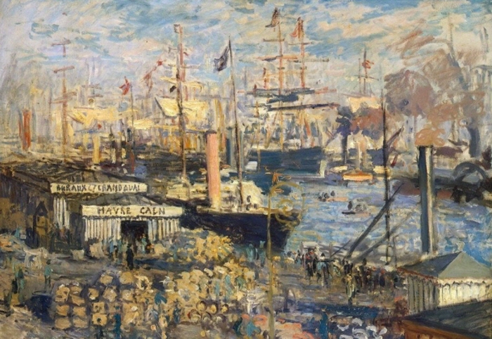 클로드 모네, 《그랑 케 아브르》 (1872). 상트페테르부르크 에르미타주 박물관 소장. 사진: Fine Art Images/Heritage Images/Getty Images.