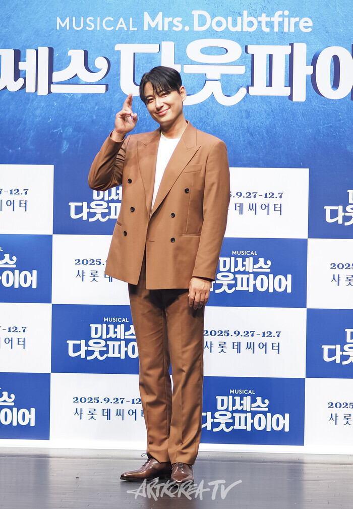 뮤지컬 '미세스 다웃파이어' 제작발표회(이지훈). 2025.09.02 사진 ⓒ아트코리아방송 이용선 기자​