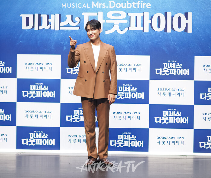 뮤지컬 '미세스 다웃파이어' 제작발표회(이지훈). 2025.09.02 사진 ⓒ아트코리아방송 이용선 기자​