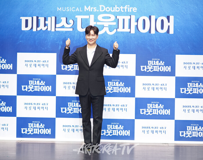 뮤지컬 '미세스 다웃파이어' 제작발표회(다니엘 역 정상훈). 2025.09.02 사진 ⓒ아트코리아방송 이용선 기자​