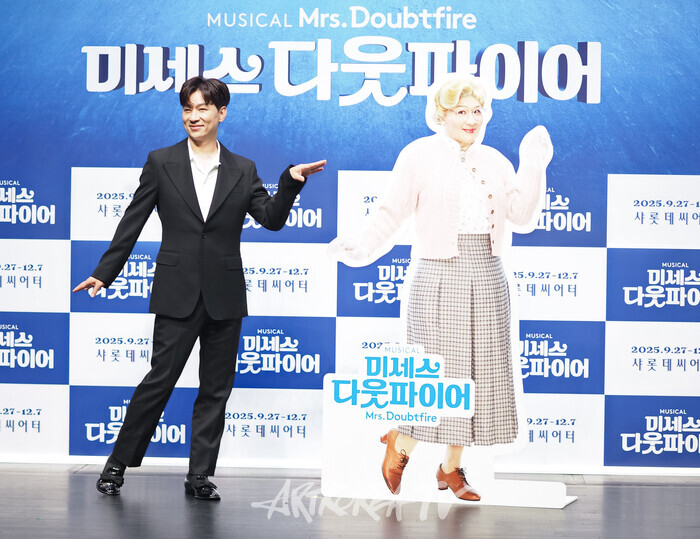 뮤지컬 '미세스 다웃파이어' 제작발표회(다니엘 역 정상훈). 2025.09.02 사진 ⓒ아트코리아방송 이용선 기자​