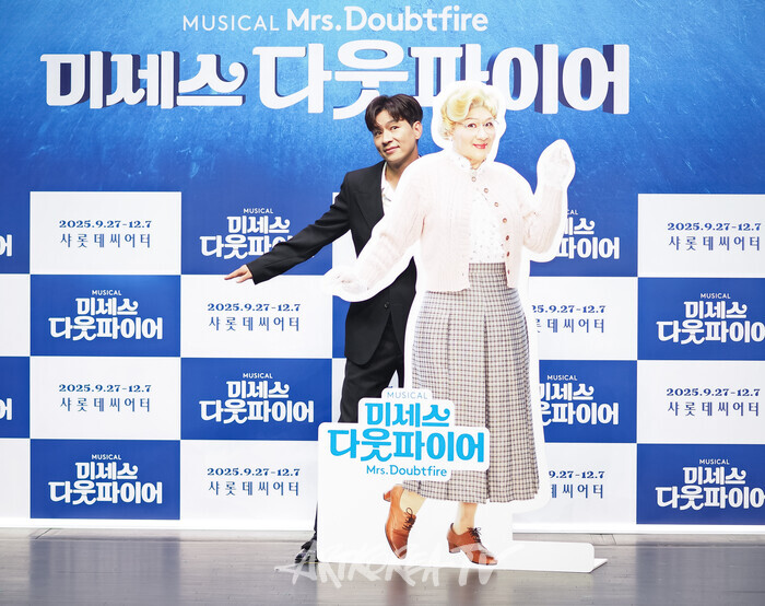 뮤지컬 '미세스 다웃파이어' 제작발표회(다니엘 역 정상훈). 2025.09.02 사진 ⓒ아트코리아방송 이용선 기자​