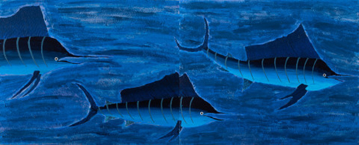 돛새치, 80X130cm, 캔버스에 아크릴, 2021-사진제공 당림미술관