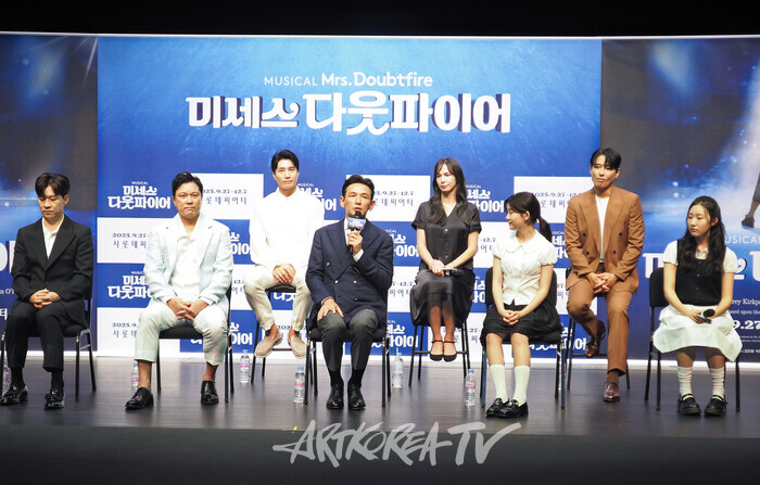 뮤지컬 '미세스 다웃파이어' 제작발표회. 2025.09.02 사진 ⓒ아트코리아방송 이용선 기자​