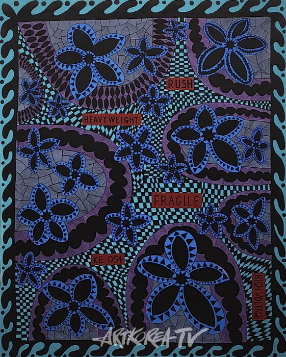 학고재-하정우-무제 2024 Mixed media on canvas, 162.2-130.3cm-사진촬영 김한정 기자