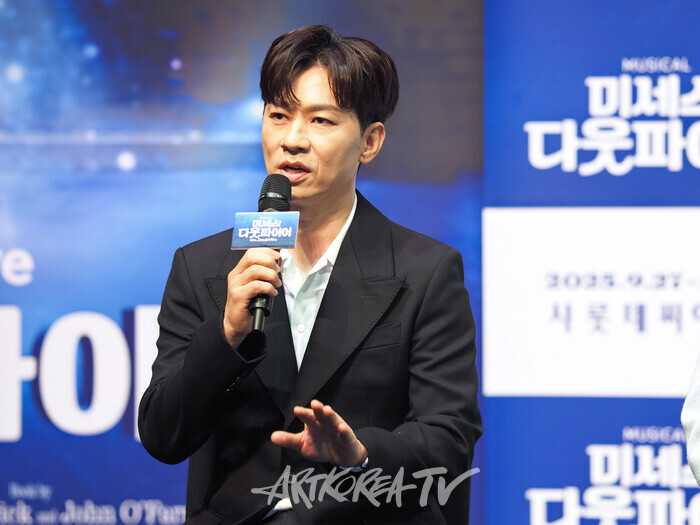 뮤지컬 '미세스 다웃파이어' 제작발표회(다니엘 역 정상훈). 2025.09.02 사진 ⓒ아트코리아방송 이용선 기자​