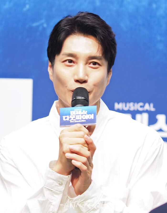뮤지컬 '미세스 다웃파이어' 제작발표회(스튜어트 역 김다현). 2025.09.02 사진 ⓒ아트코리아방송 이용선 기자​