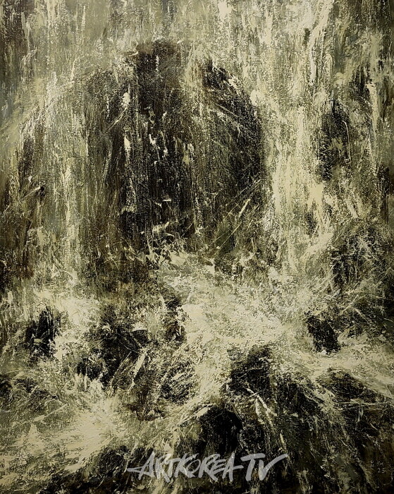 Hakgojae Gallery-rkddyqo 1952~ 대서 2025. Acrylic on, canvas, 162-130cm-사진촬영 김한정 기자