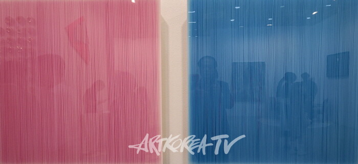 Hakgojae Gallery-김현식1965.  2025 Epoxy resin, acrylic color, wooden frame, 80-80-7cm-사진촬영 김한정 기자