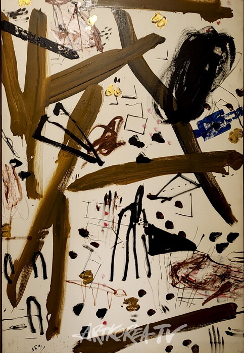 가나화랑-오수환-God of Valley 1991 Oil on canvas 193-130cm-사진촬영 김한정 기자