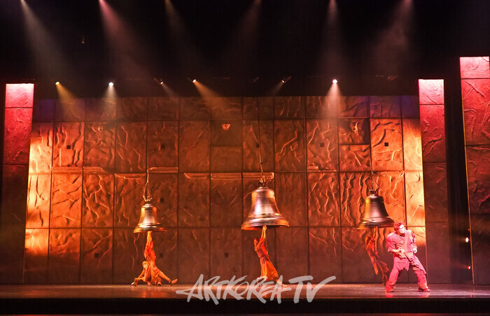 뮤지컬 '노트르담 드 파리' 프레스콜(콰지모도 역 안젤로 델 베키오) 2025.09.03 사진 ⓒ아트코리아방송 이용선 기자