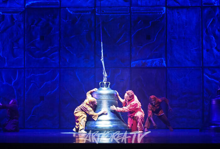 뮤지컬 '노트르담 드 파리' 프레스콜(콰지모도 역 안젤로 델 베키오) 2025.09.03 사진 ⓒ아트코리아방송 이용선 기자