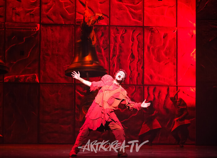 뮤지컬 '노트르담 드 파리' 프레스콜(콰지모도 역 안젤로 델 베키오) 2025.09.03 사진 ⓒ아트코리아방송 이용선 기자