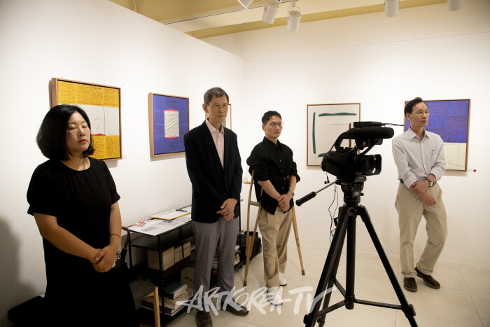 비채아트뮤지엄-이기숙·전봉열 특별초대전 개막행사 ‘내 안의 산과 바다’-사진촬영 김한정 기자